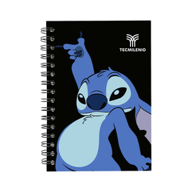 Libreta Disney Stitch Pose Tecmilenio Negro